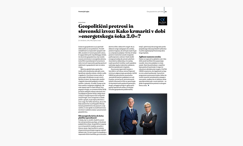 Članek Glas Gospodarstva